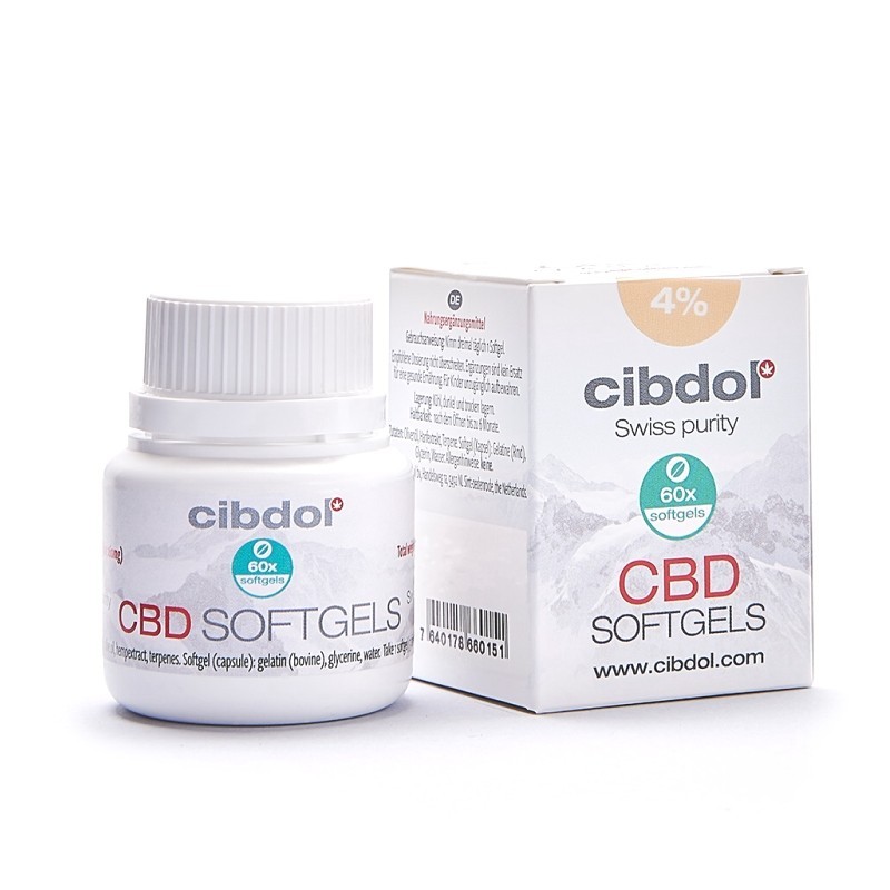Capsules CBD 6.66  mg - 4% - 60 - CIBDOL