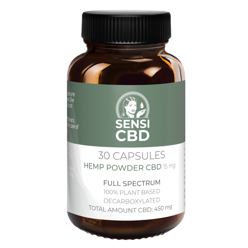 Capsules de poudre 30 - de CBD 15 mg- Sensi SeedsCapsules de poudre 30 - de CBD 15 mg- Sensi Seeds