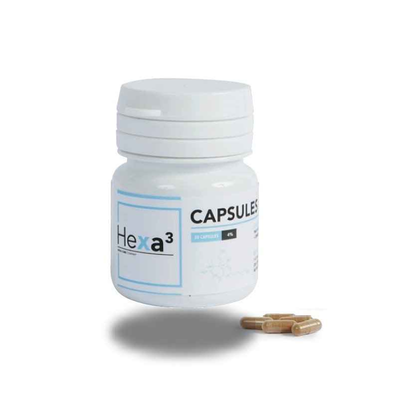 CBD 4% - 20 capsules 20mg  - thé vert - cannabidiol - Hexa3 - Hexacube