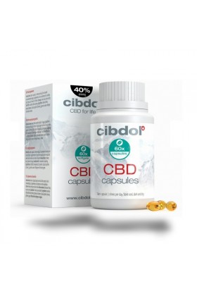 Capsules CBD 40% - 60 - full spectrum - CIBDOL